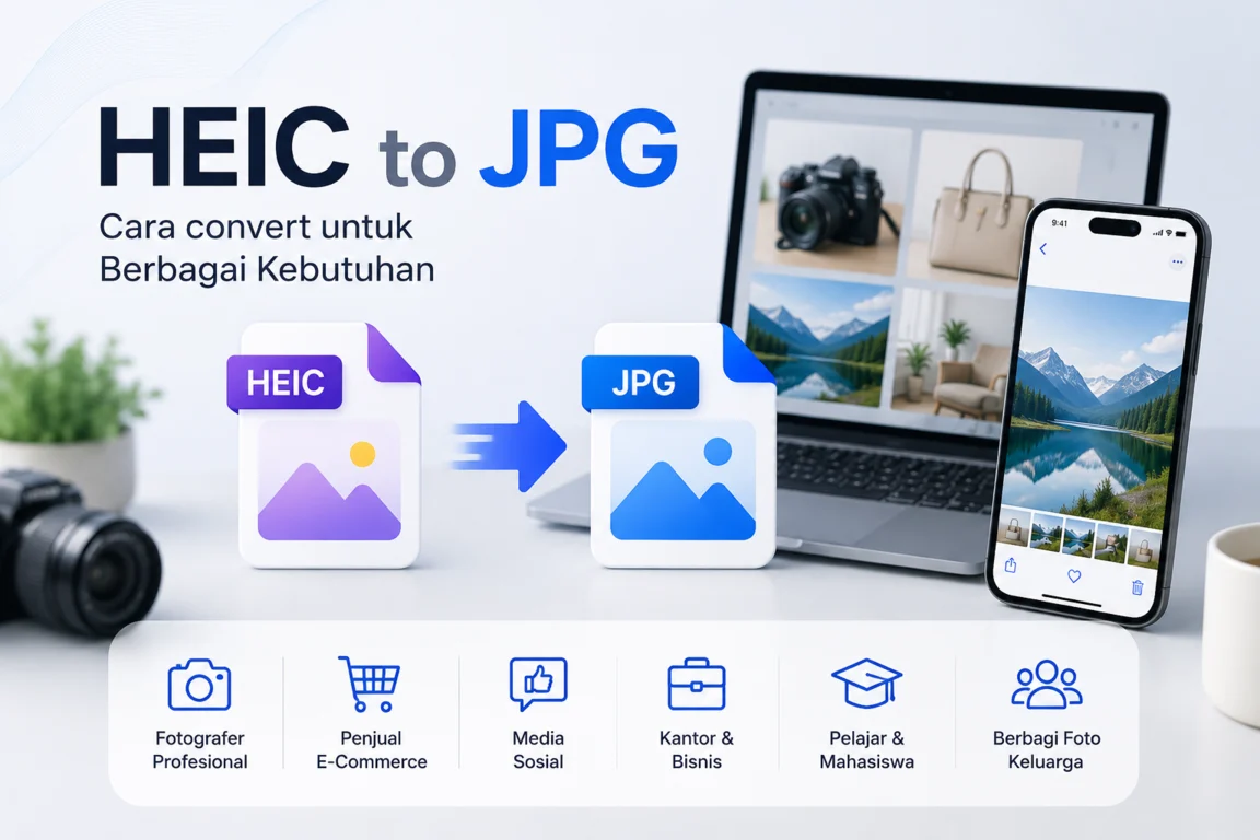 HEIC to JPG: Cara Convert untuk Berbagai Kebutuhan, Solusi Cepat untuk Profesional hingga Keluarga