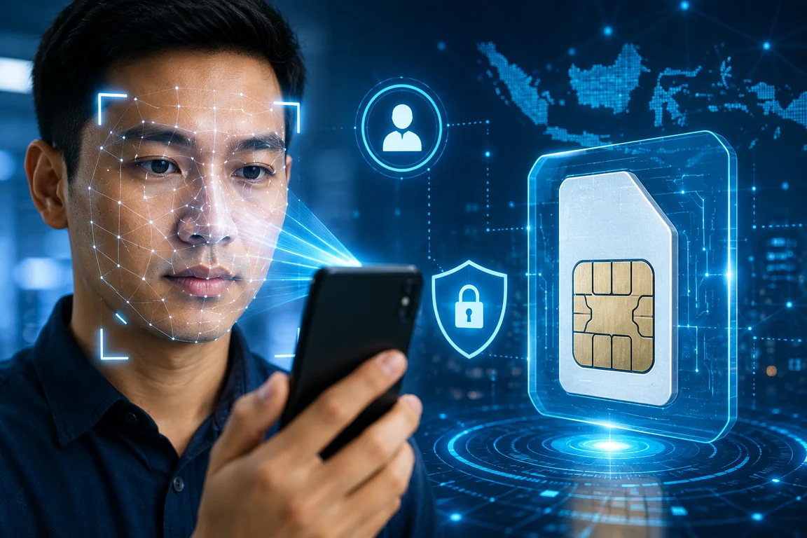 Wajah Jadi Kunci: Regulasi Baru Paksa Verifikasi Wajah pada Registrasi SIM Mulai 1 Juli 2026